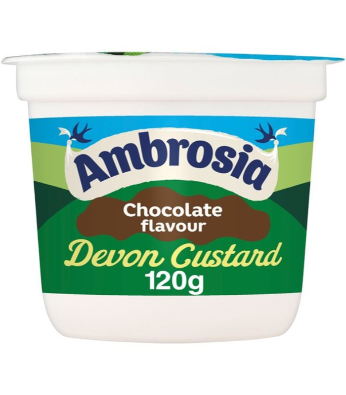 Ambrosia Chocolate Flavour Custard 150g - Global Brand Supplies