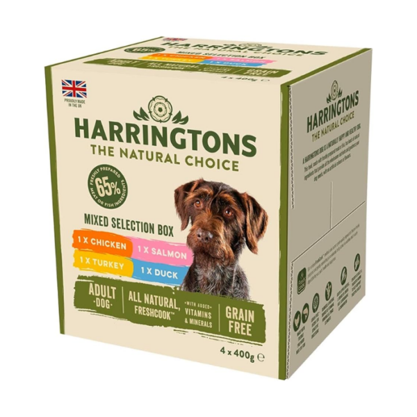 Harringtons Super Premium Wet Dog Food Salmon 400g
